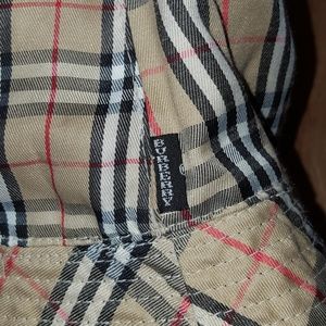 Burberry reversible bucket hat.